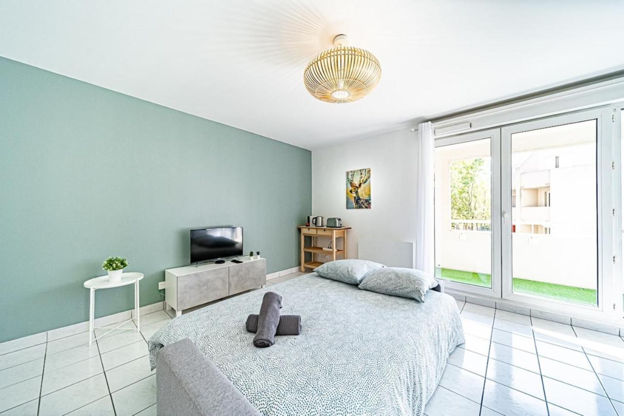 Appartement Cosy Avec Balcony And Garage-Charpennes Villeurbanne Kültér fotó